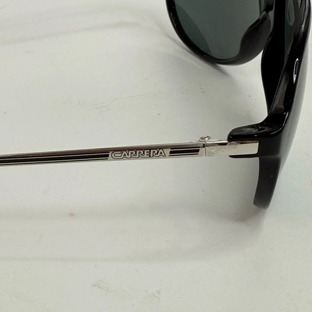 Carrera Hot/S Pilot Black Aviator shield polarized gradient lenses with logo